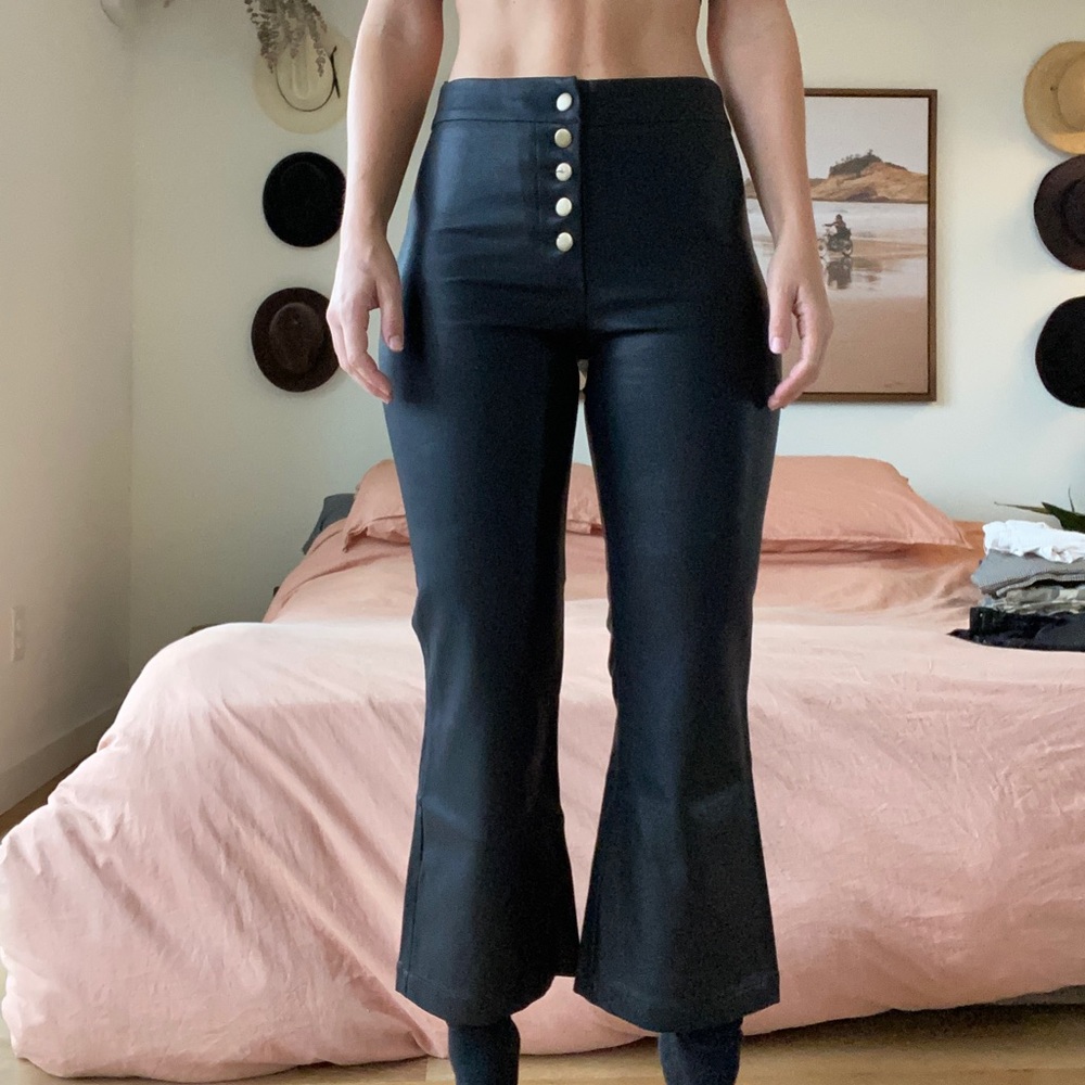 Vegan Leather Pants